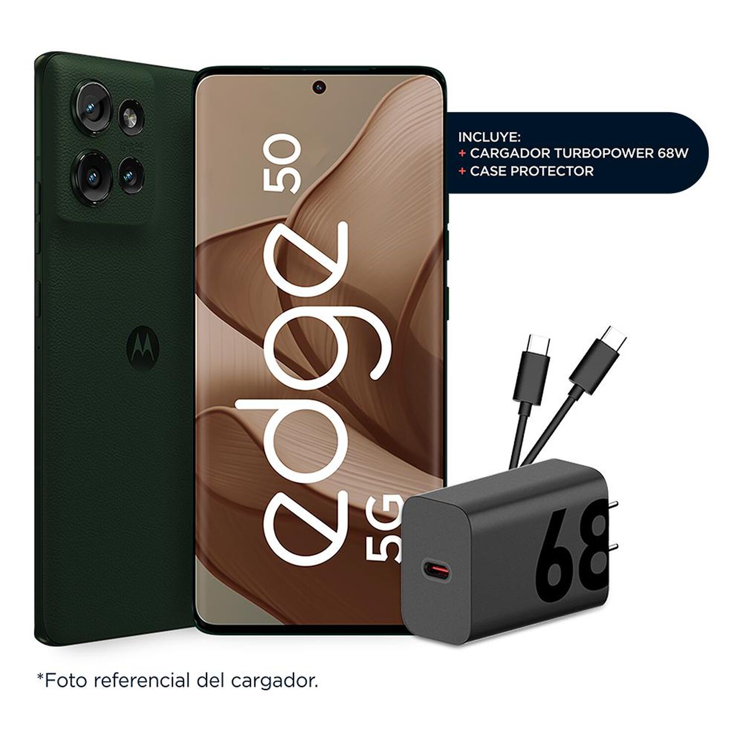 Smartphone Motorola Edge 50 / 5G / 256 GB / Green / Liberado image number 2.0