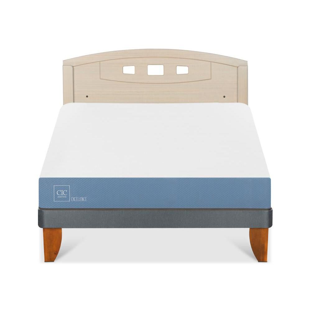 Cama Europea Cic Excellence / 2 Plazas / Base Normal + Respaldo image number 0.0