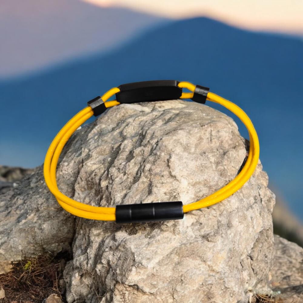 Pulsera De Hombre Cat J001b10171 Negro-amarillo image number 1.0