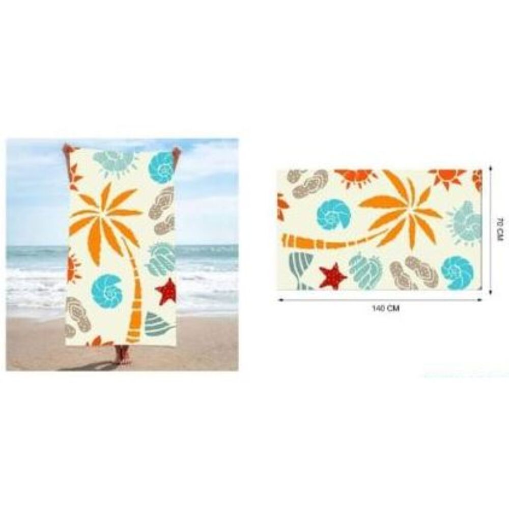 Toalla De Playa Absorbente Para Piscina Camping Playa 70cm X 140cm image number 0.0