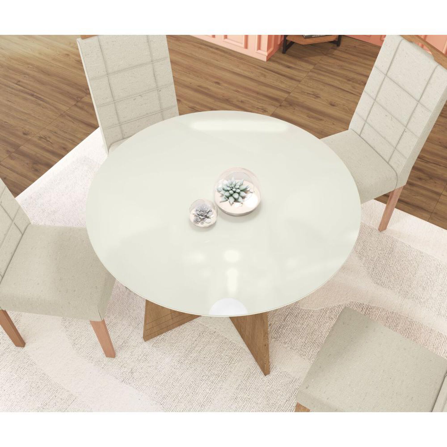 Juego De Comedor Yardas Capri / 4 Sillas image number 3.0