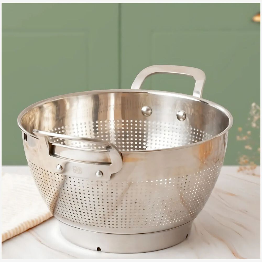 Colador Alto 24cm Acero Inox Cuiner Plateado image number 3.0
