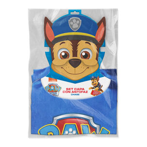 Set Capa Chase Con Antifaz Paw Patrol