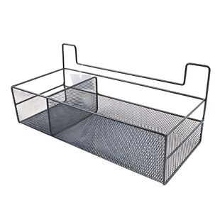 Canasto Colgable Met&aacute;lico 36 Cm Ba&ntilde;o Shampoo Almacenamiento