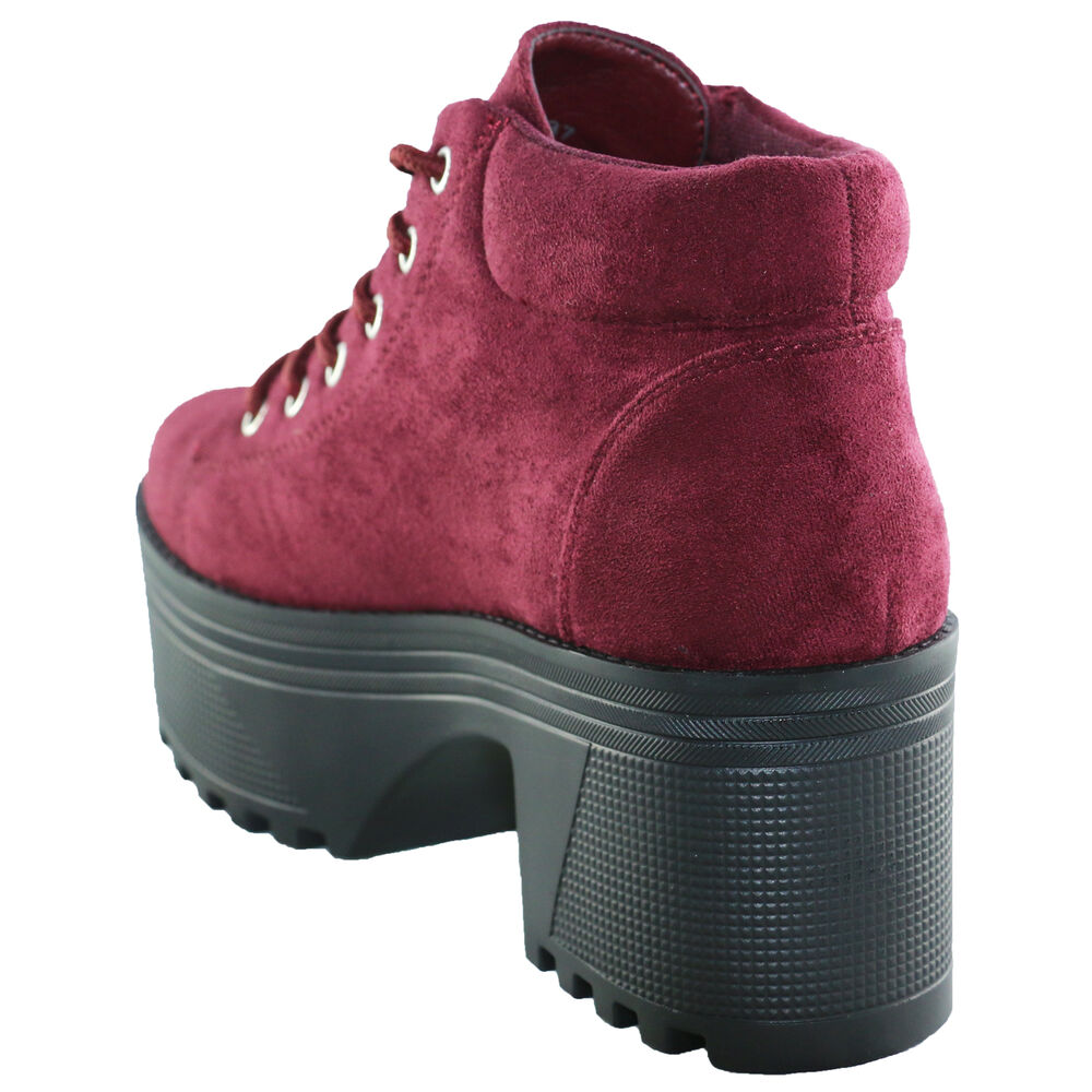 Botin Estrella Alto Rojo Danicolle image number 3.0