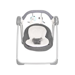Silla Nido Columpio Electr&oacute;nica Swing Gris
