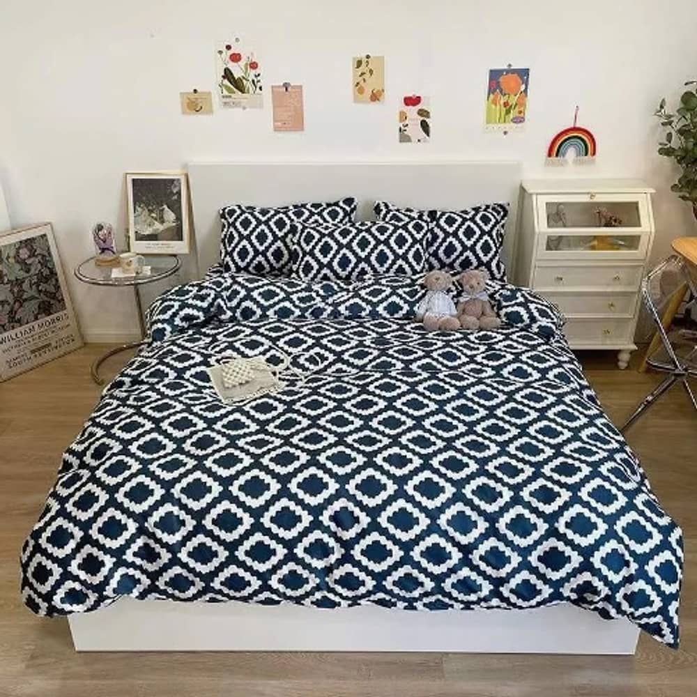 Juego Funda De Plum&oacute;n + Sabana 200 Hilos King image number 2.0