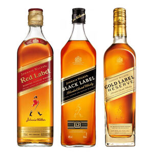 3 Whisky Mix Johnnie Walker (red, Black, Gold)