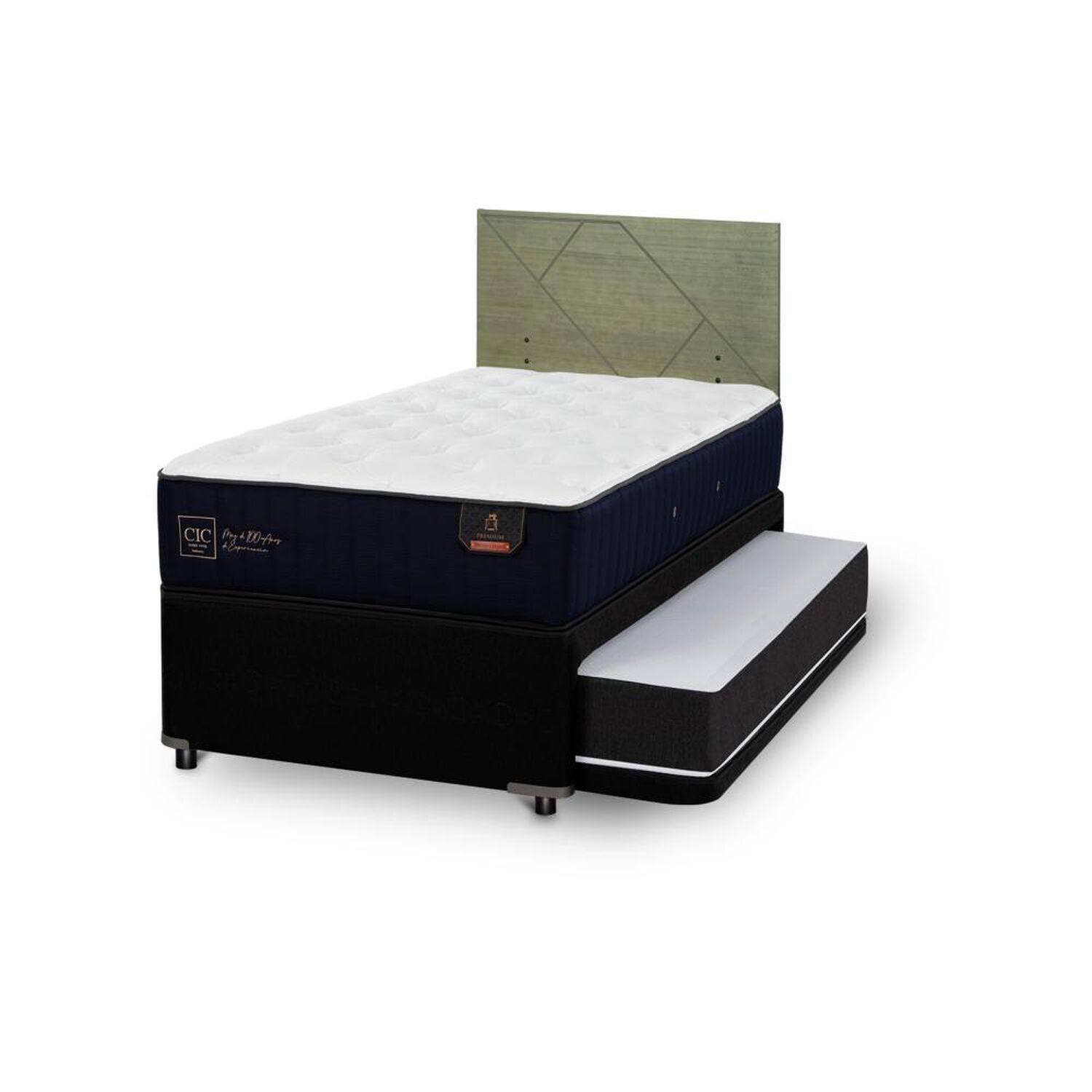 Cama Nido Cic Divan / 1.5 Plazas / Base Funcional + Respaldo image number 4.0