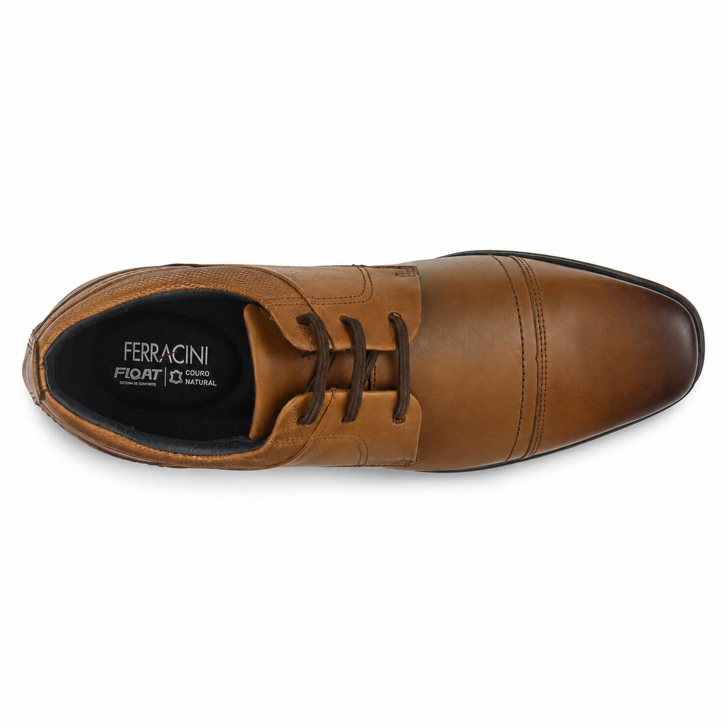 Zapato Ferracini Hombre 6065 Derby Caf&eacute; Casual image number 4.0