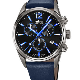 Reloj 18683/6 Lotus Negro Hombre Chrono