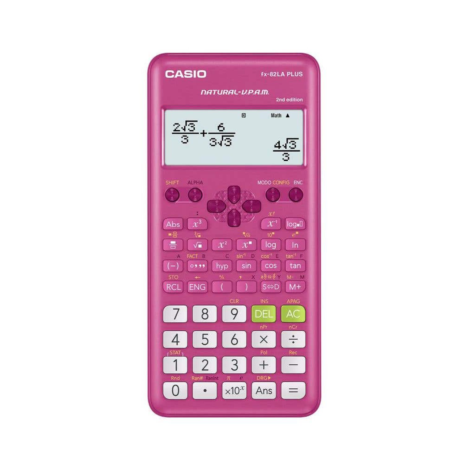 Calculadora Cientifica 252func.pink Casio image number 0.0