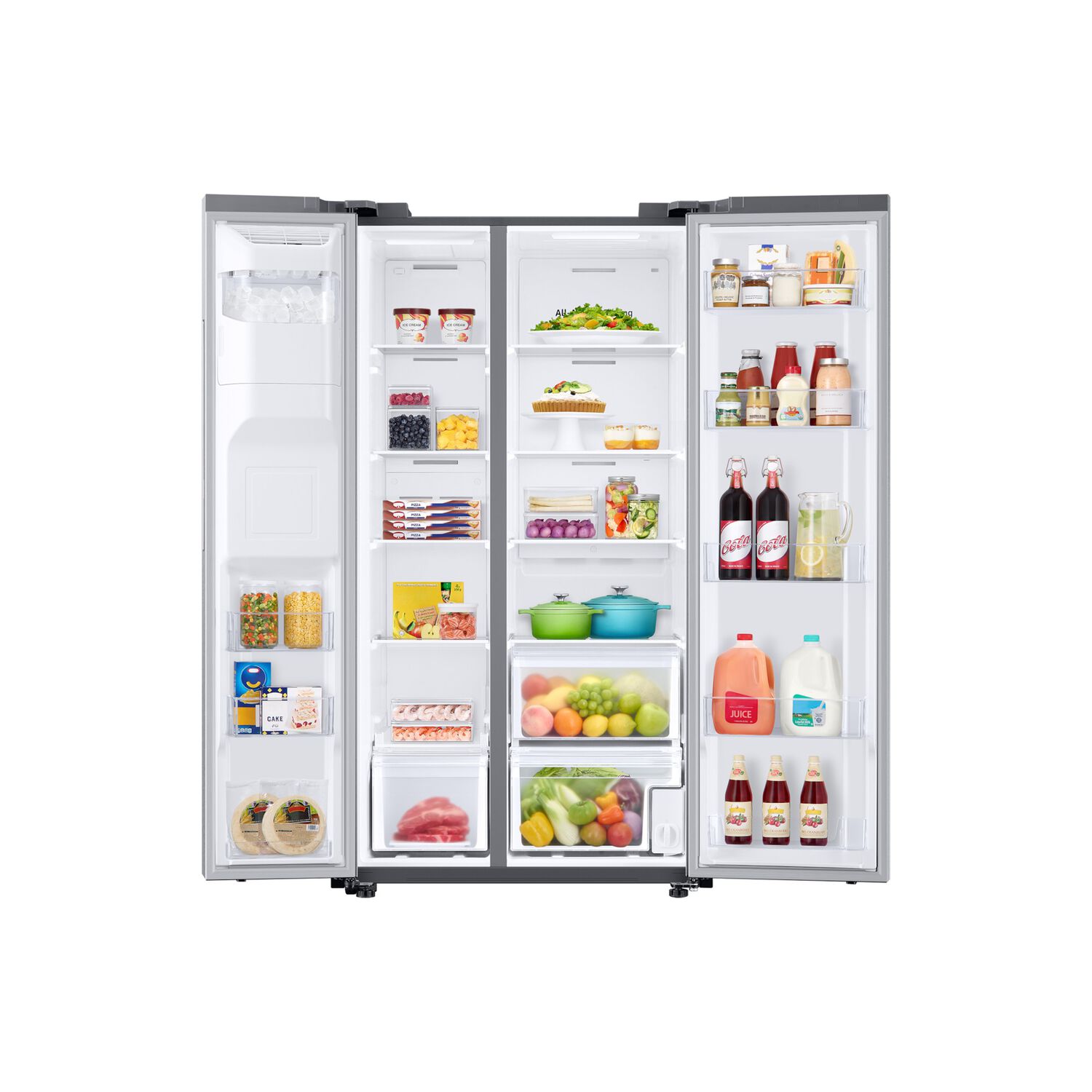 Samsung Refrigerador Side By Side De 602 L Con Space Max image number 4.0