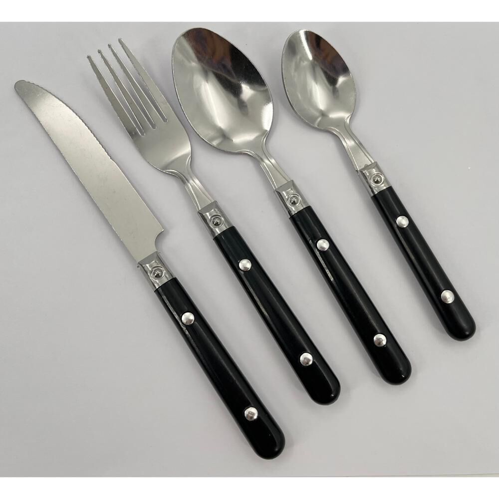 Cubiertos De Mesa Casaideal Black 16p / 16 Piezas image number 1.0