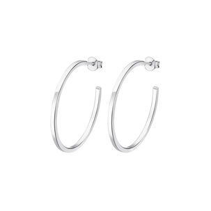 Aros Lp3203-4/3 Lotus Silver Mujer Hoops