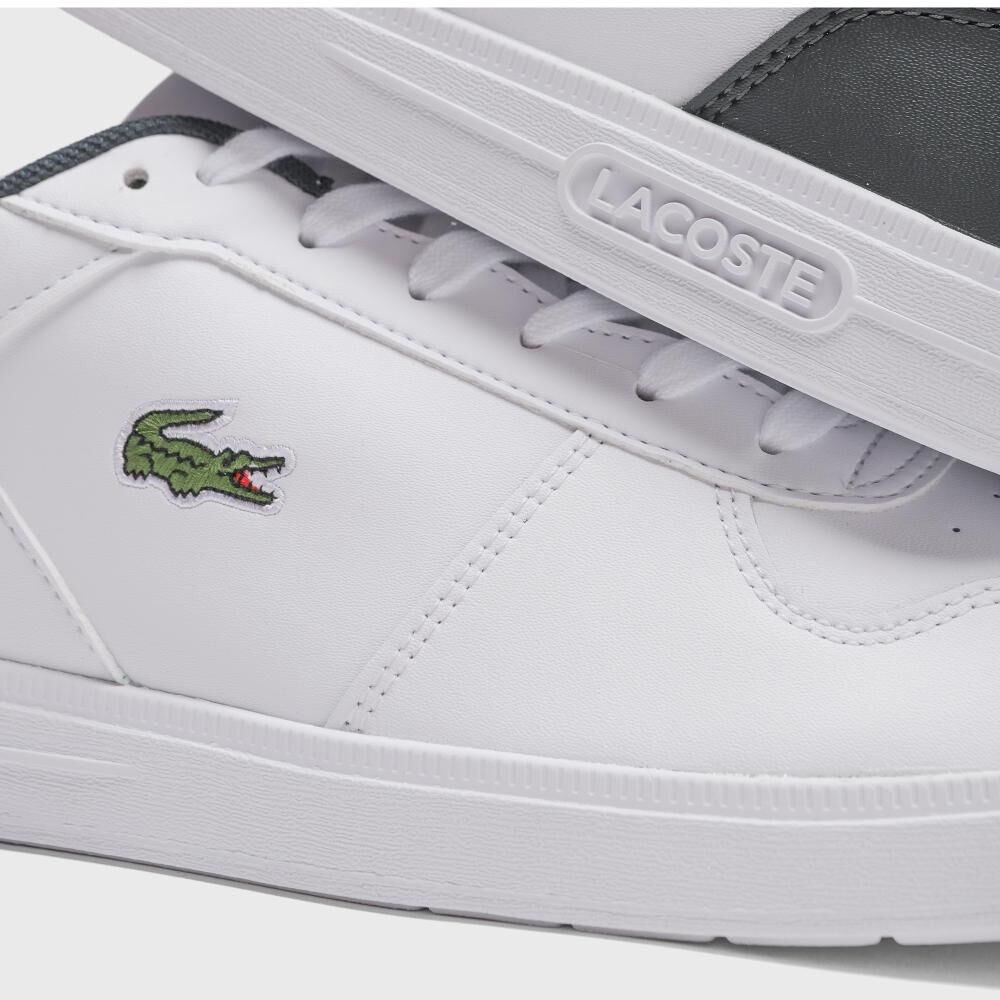 Zapatilla Urbana Hombre Lacoste T-base Blanco/negro image number 5.0