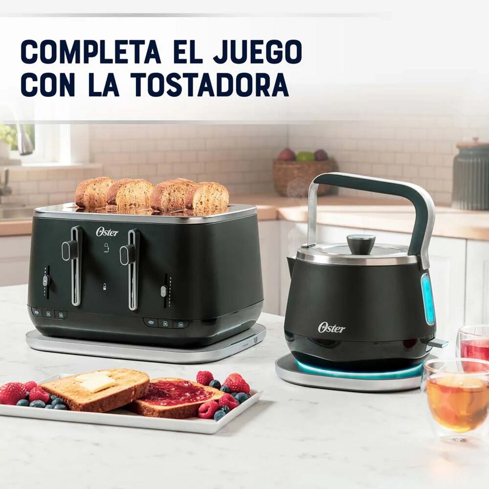 Hervidor Premium Oster 1,5 Litros Luces Bvstkt4510b image number 8.0