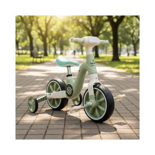 Triciclo Bicicleta Aprendizaje Pedales 2 En 1 Xt05 Verde