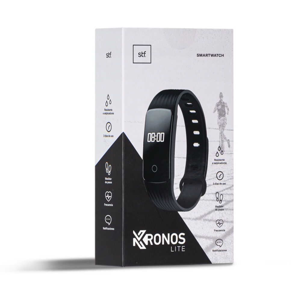 Smartwatch Stf Kronos Lite Band Negro image number 1.0