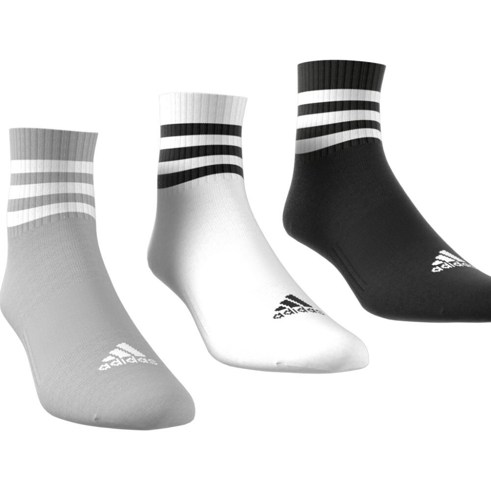 Pack Calcetines Acolchados 3 Tiras Sportswear Corte Bajo Adidas / 3 Pares image number 1.0