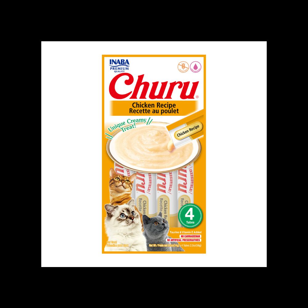 Churu Gato Sabor Pollo 4 Unidades image number 0.0