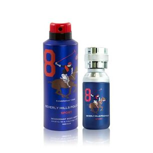 Set Polo Club Beverly Hills Sports Men Eight Edt 50ml+deo