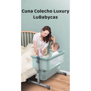 Cuna Colecho Beb&eacute; Con Mosquitero Gris Lubabycas