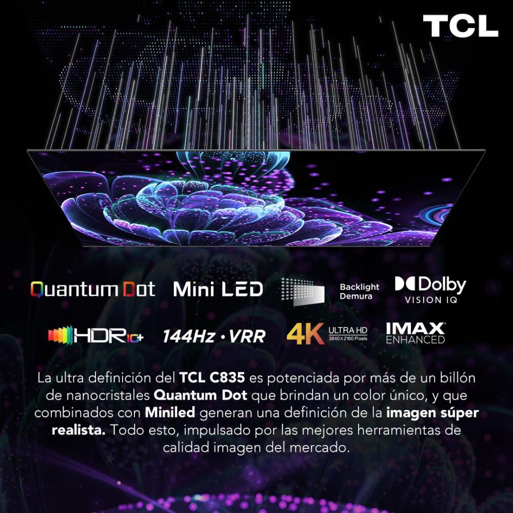 Miniled 65" TCL C835 / Ultra HD 4K / Smart TV image number 5.0