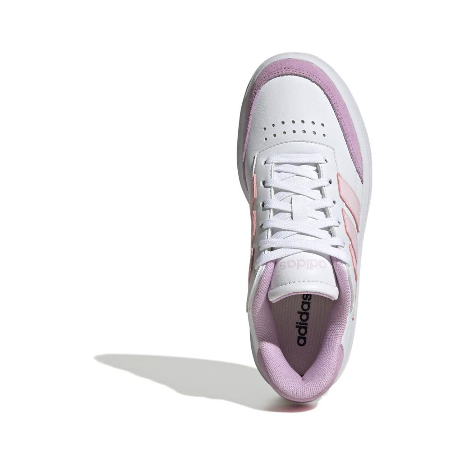 Zapatilla Urbana Ni&ntilde;a Adidas Courtblock J Blanco image number 4.0
