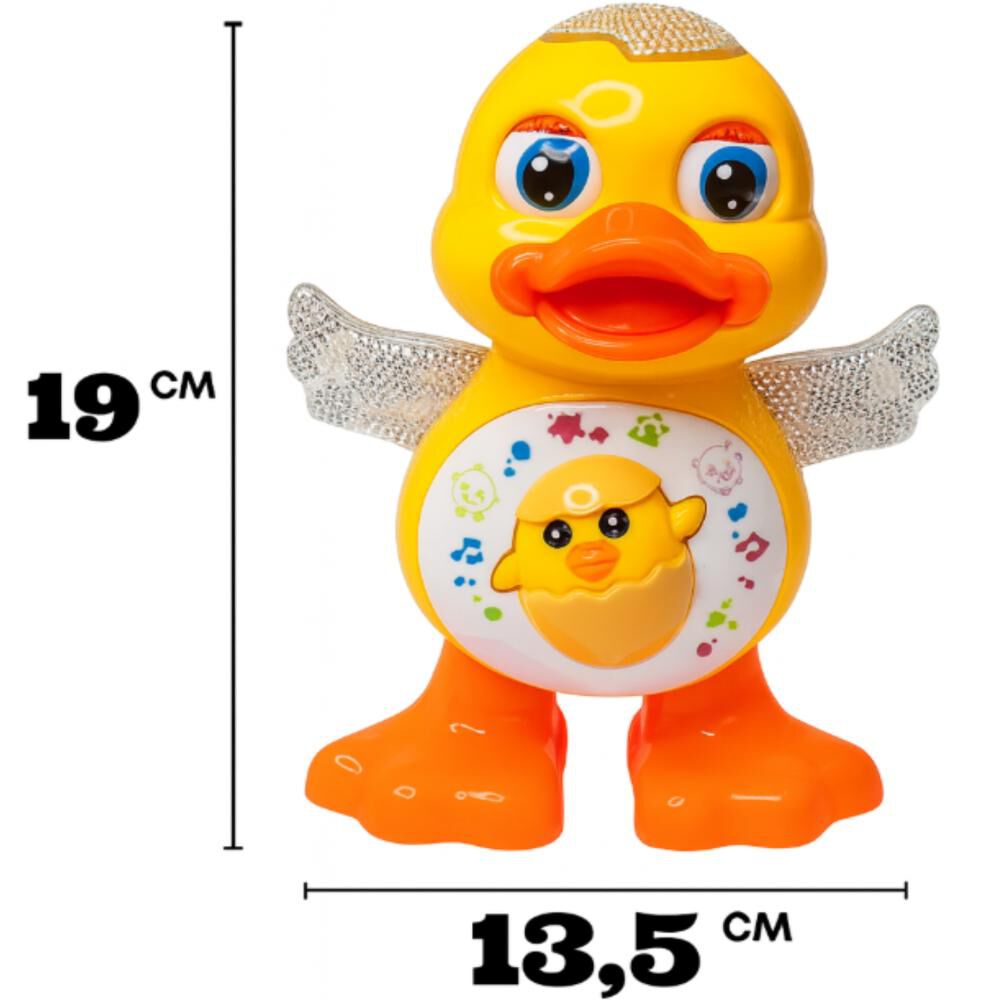 Pato Bailarín Con Luces Led Y Música Juguete Interactivo image number 6.0