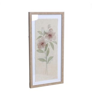 Cuadro De Flores Dise&ntilde;o 1 Belle Noite / 30x60 Cm
