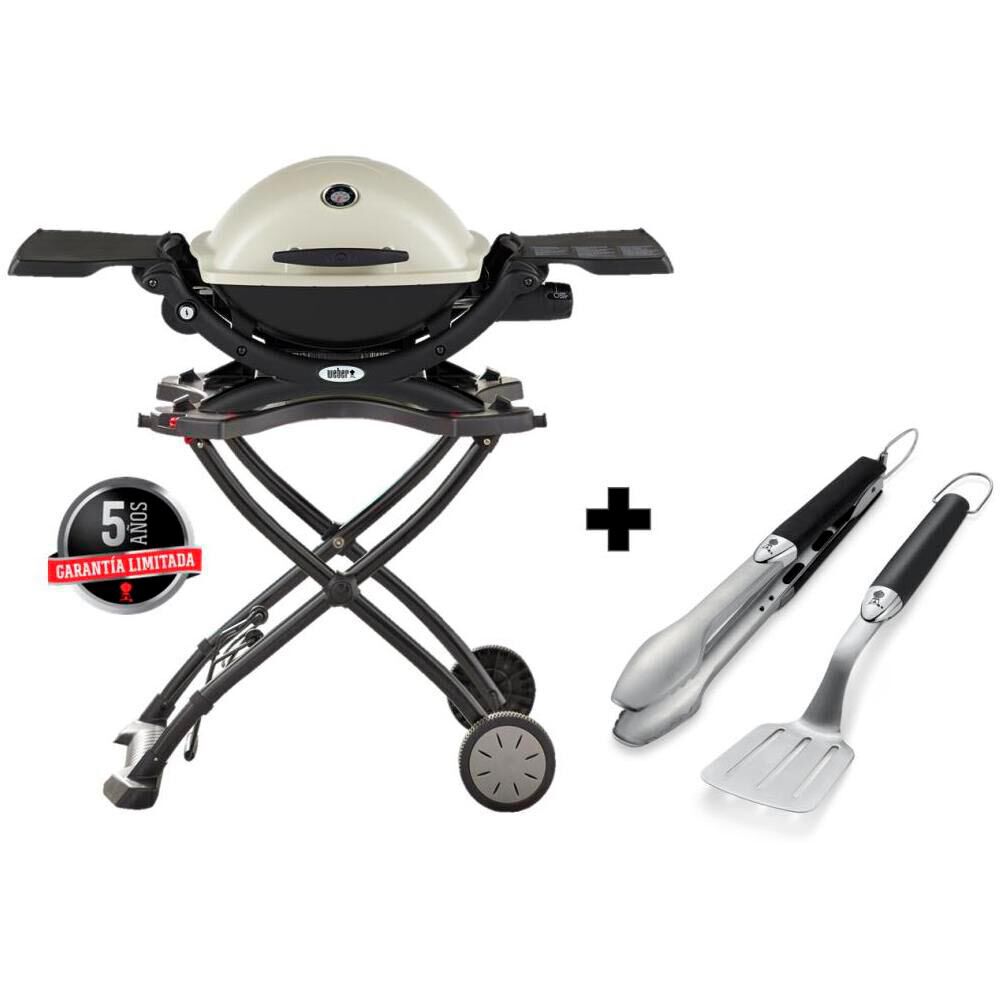 Parrilla A Gas Weber Q1200 + Carrito + Herramientas image number 0.0