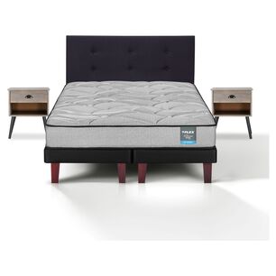 Cama Europea Flex Dream Dual / 2 Plazas + Set De Maderas