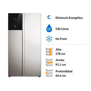 Refrigerador Side By Side Electrolux ES50S / No Frost / 530 Litros / C