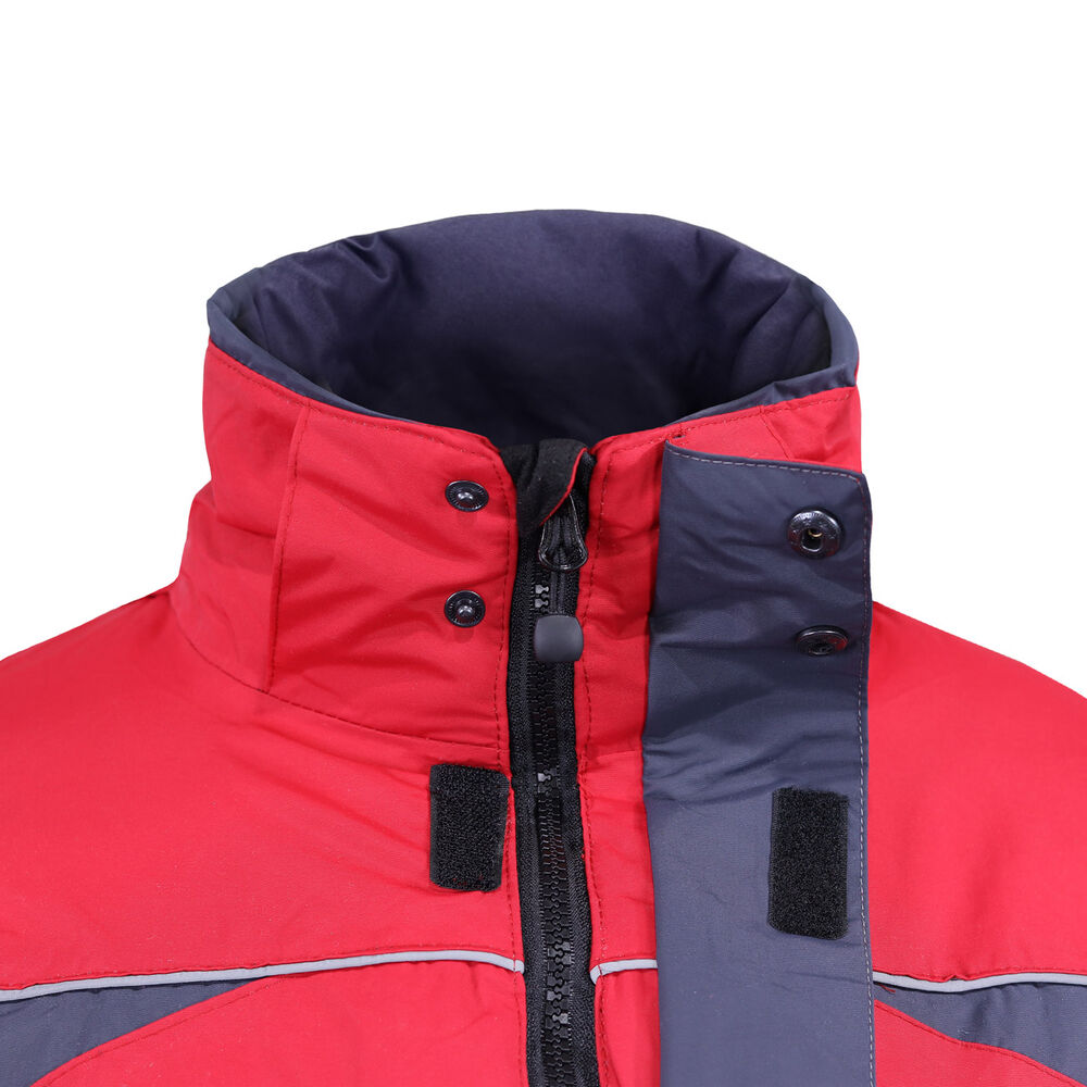 Parka Hombre 3 En 1 Rojo/negro Z-0400 image number 8.0
