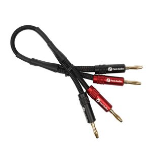Cable Banana Chapado En Oro Para Parlante - Fosi Audio