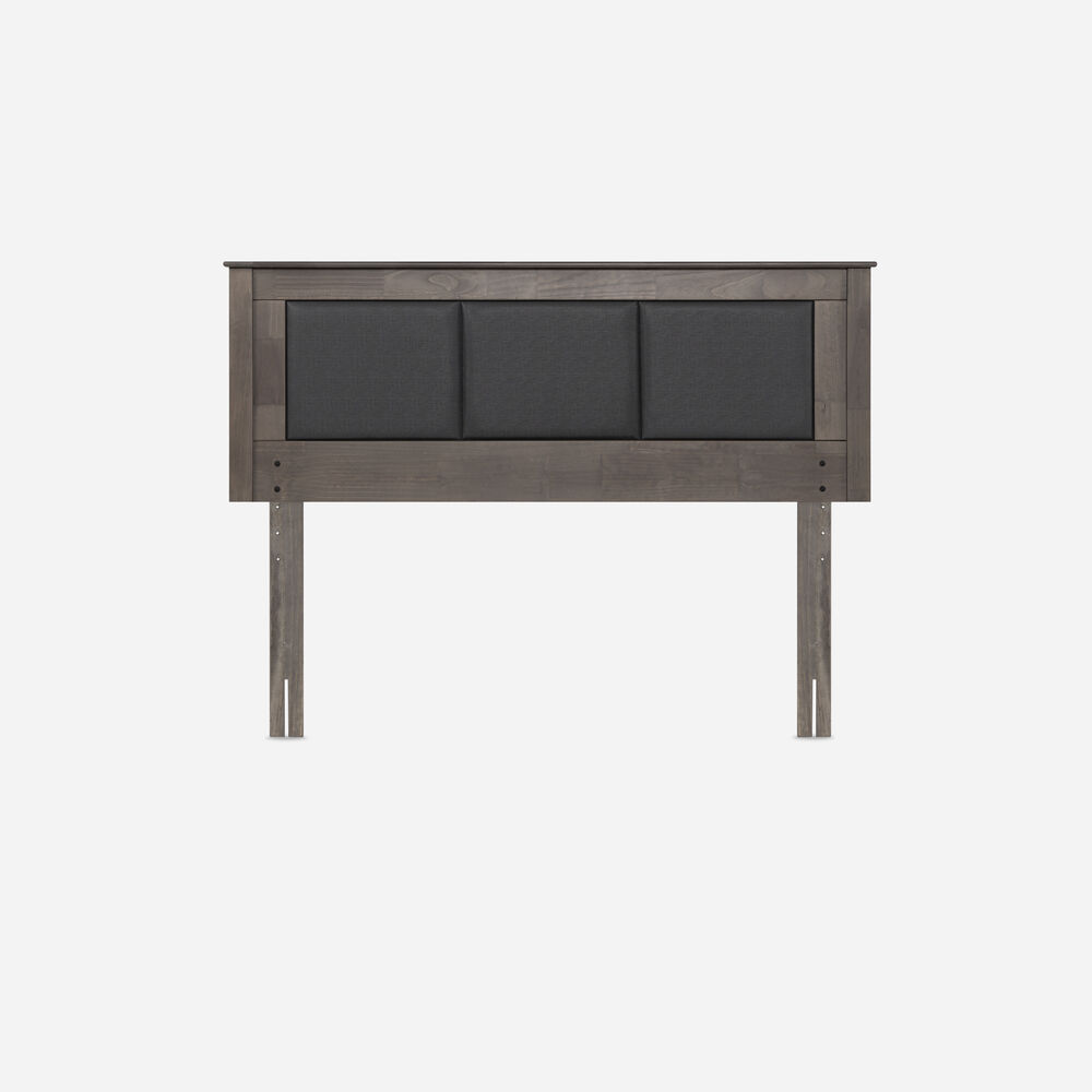 Cama Europea Rosen New Style 4 Plus / 2 Plazas / Base Dividida  + Respaldo Rachel Gris image number 2.0