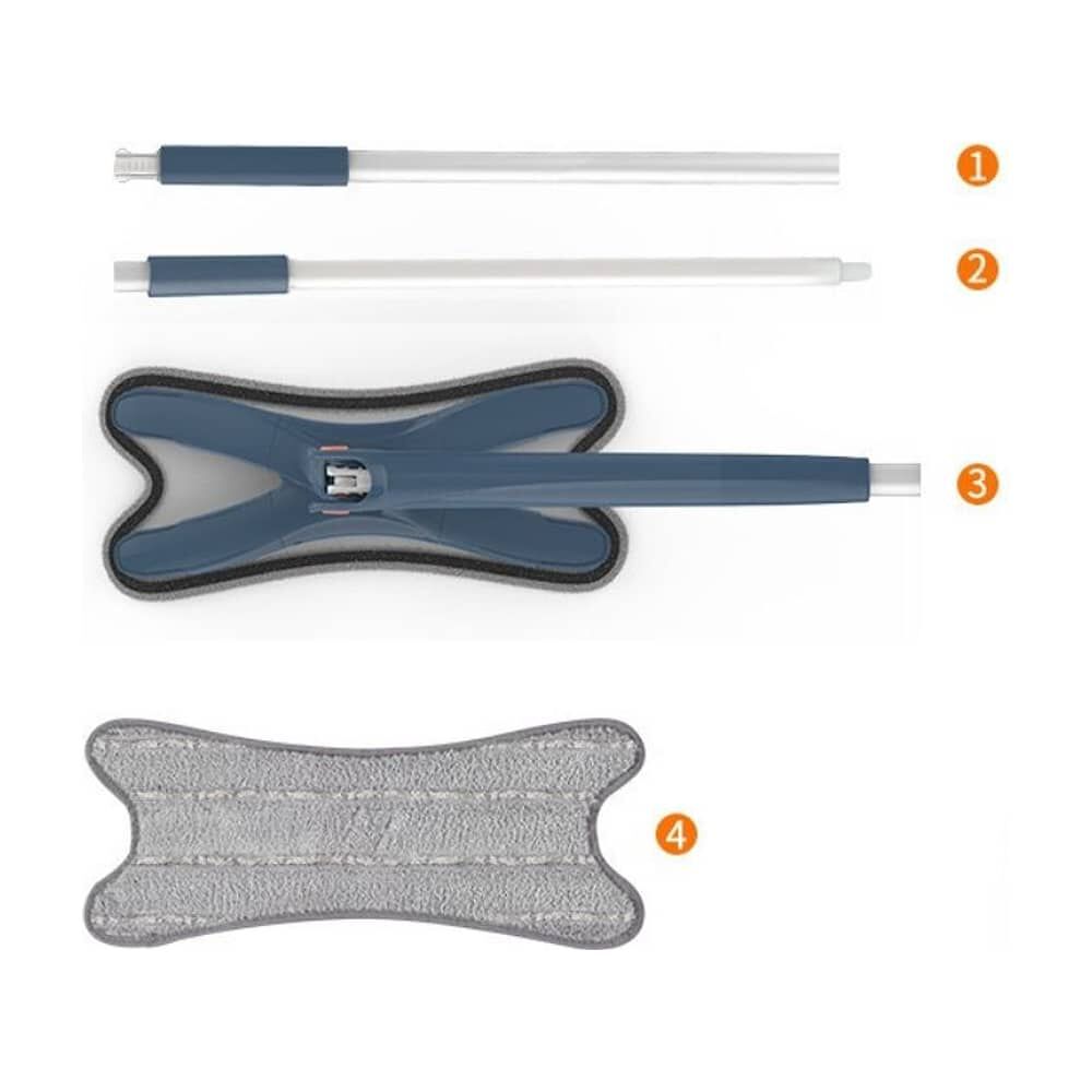 Mopa Trapeador Tipo X Con Escurridor 6 Repuesto Multiusos image number 3.0