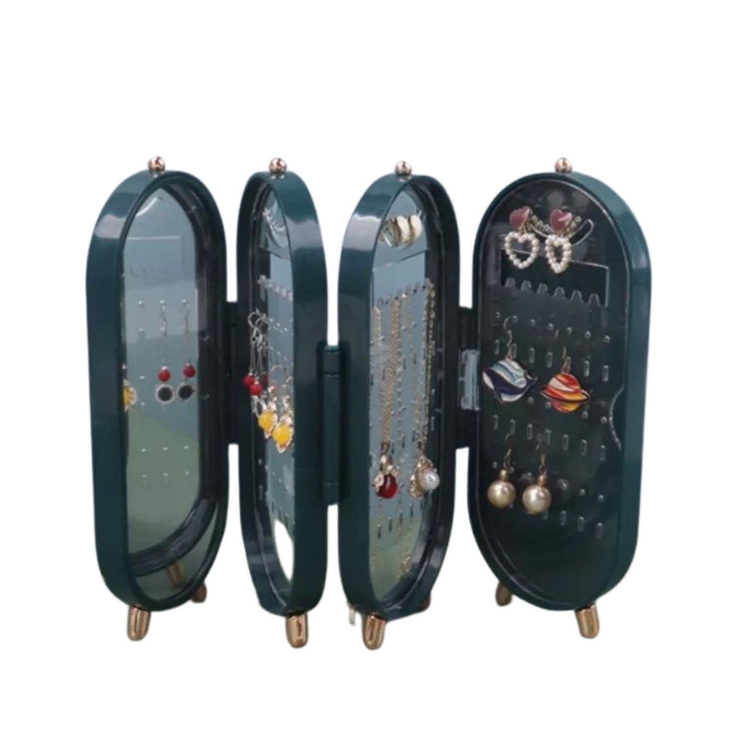 Organizador De Aros Desplegable 4 Caras 40cm Joyeria Coquette image number 0.0