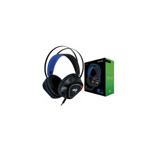 Aud&iacute;fonos Gamer Conexi&oacute;n 3,5mm Y Usb Led Azul - Ps