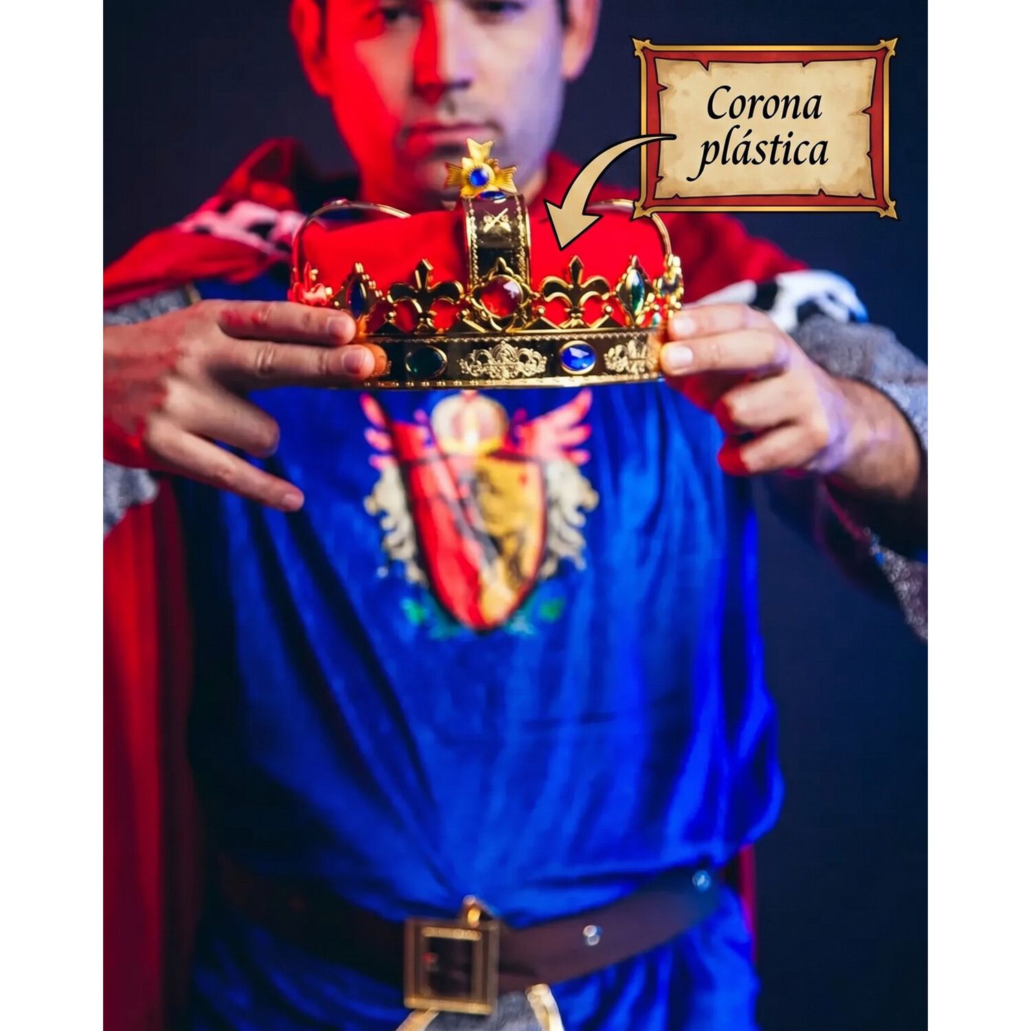 Corona Disfraz Rey Medieval image number 5.0