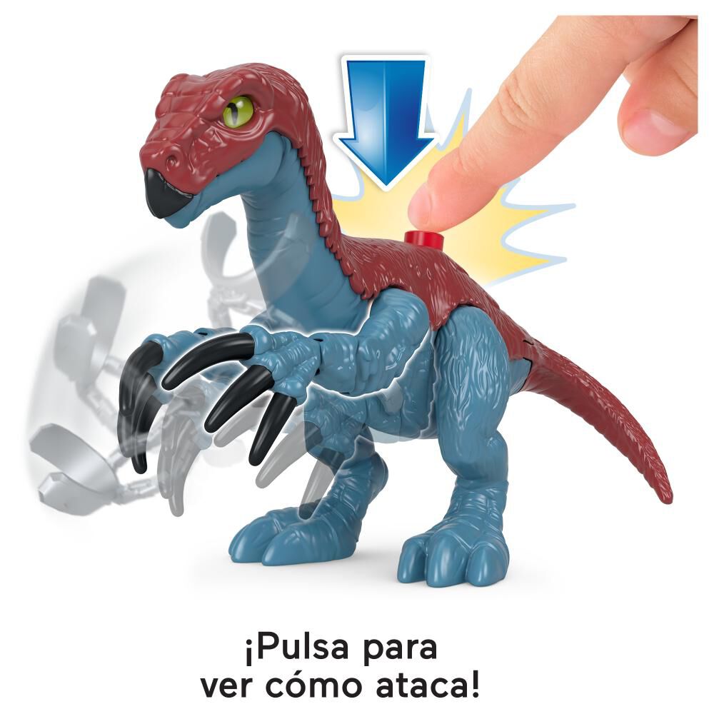 Figura De Acción Imaginext Therizinosaurus & Owen image number 1.0