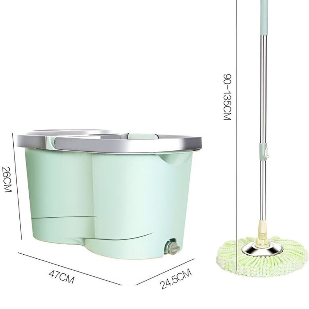 Mopa Trapeador Fregona Giratoria 360 Verde image number 1.0