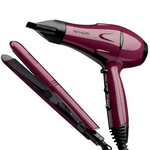 Set Secador Y Plancha Alisadora Port&aacute;til Revlon 2000w