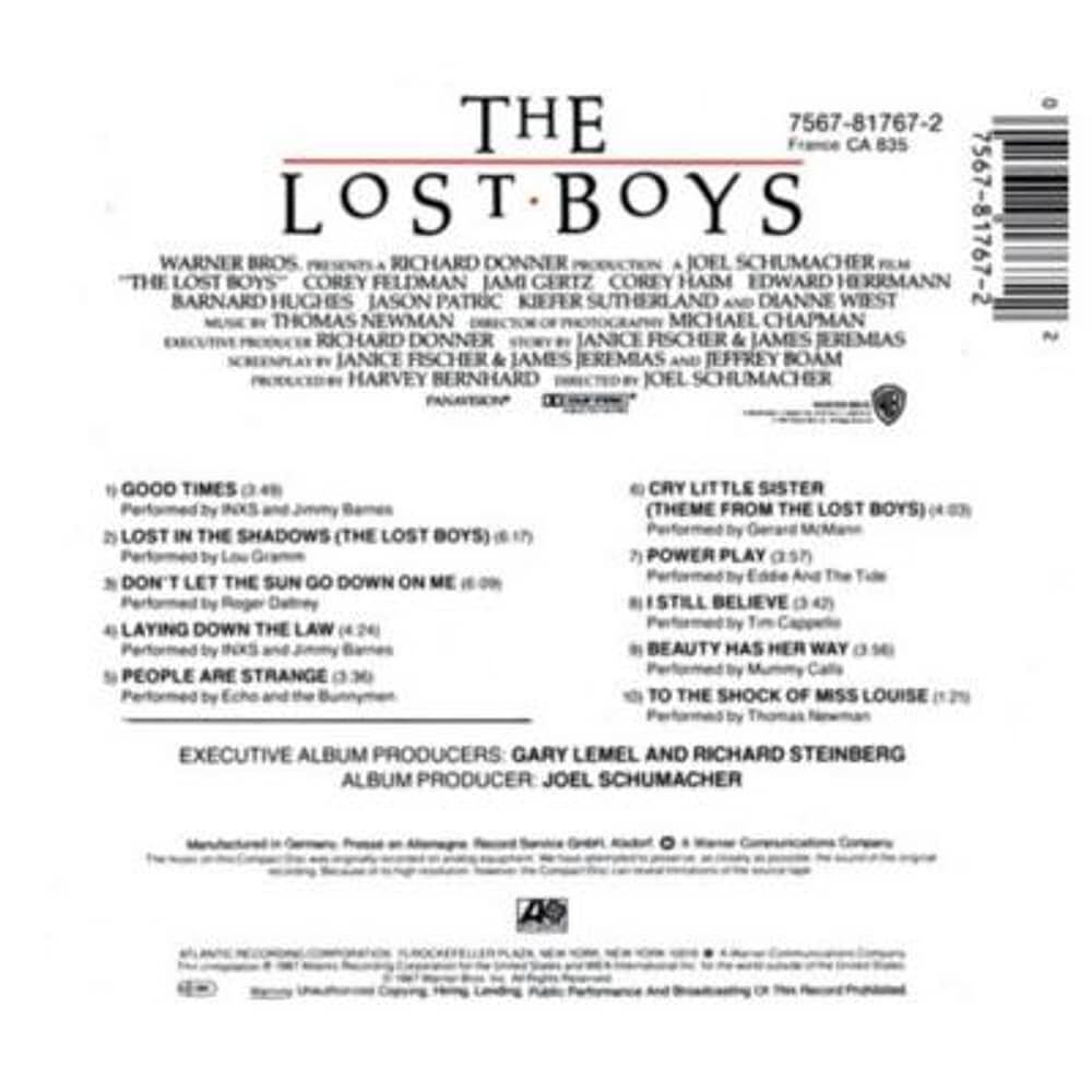 Lost Boys - O.s.t. | Cd image number 1.0