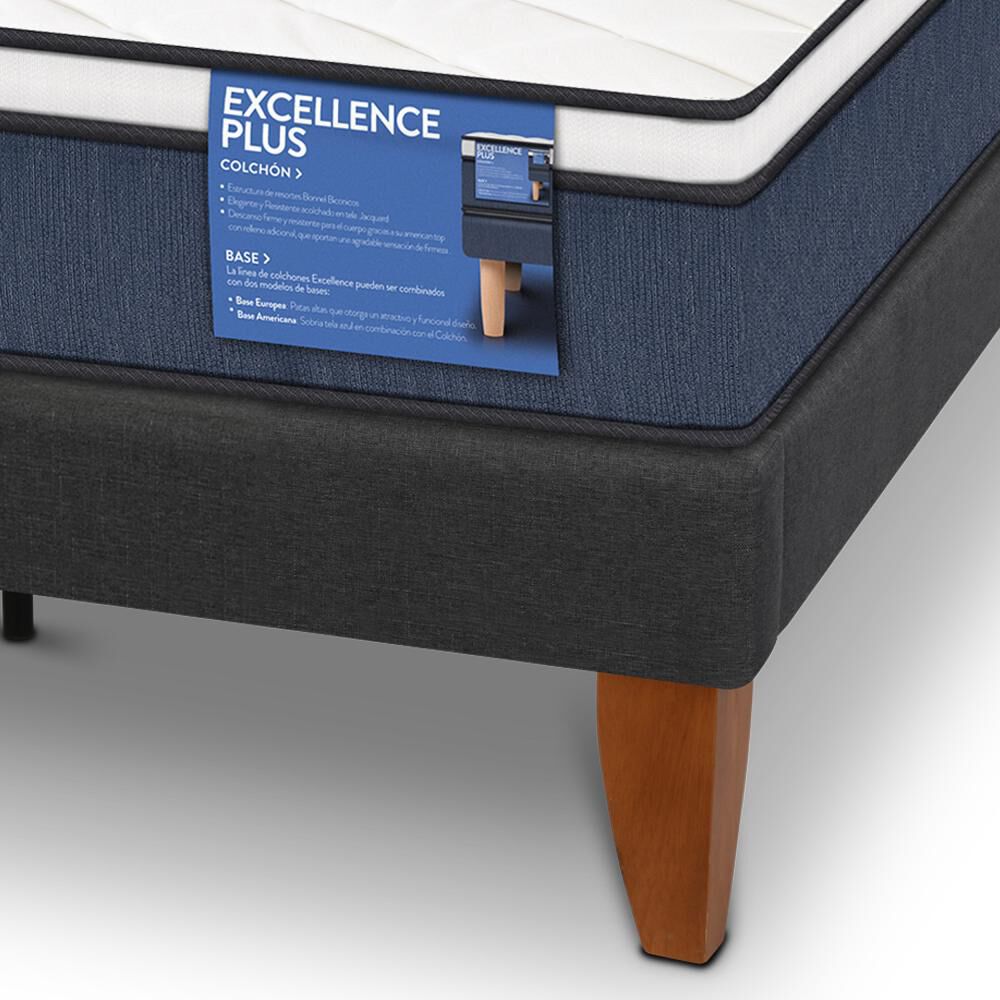 Cama Europea Cic Excellence Plus / 1.5 Plazas / Base Normal image number 4.0