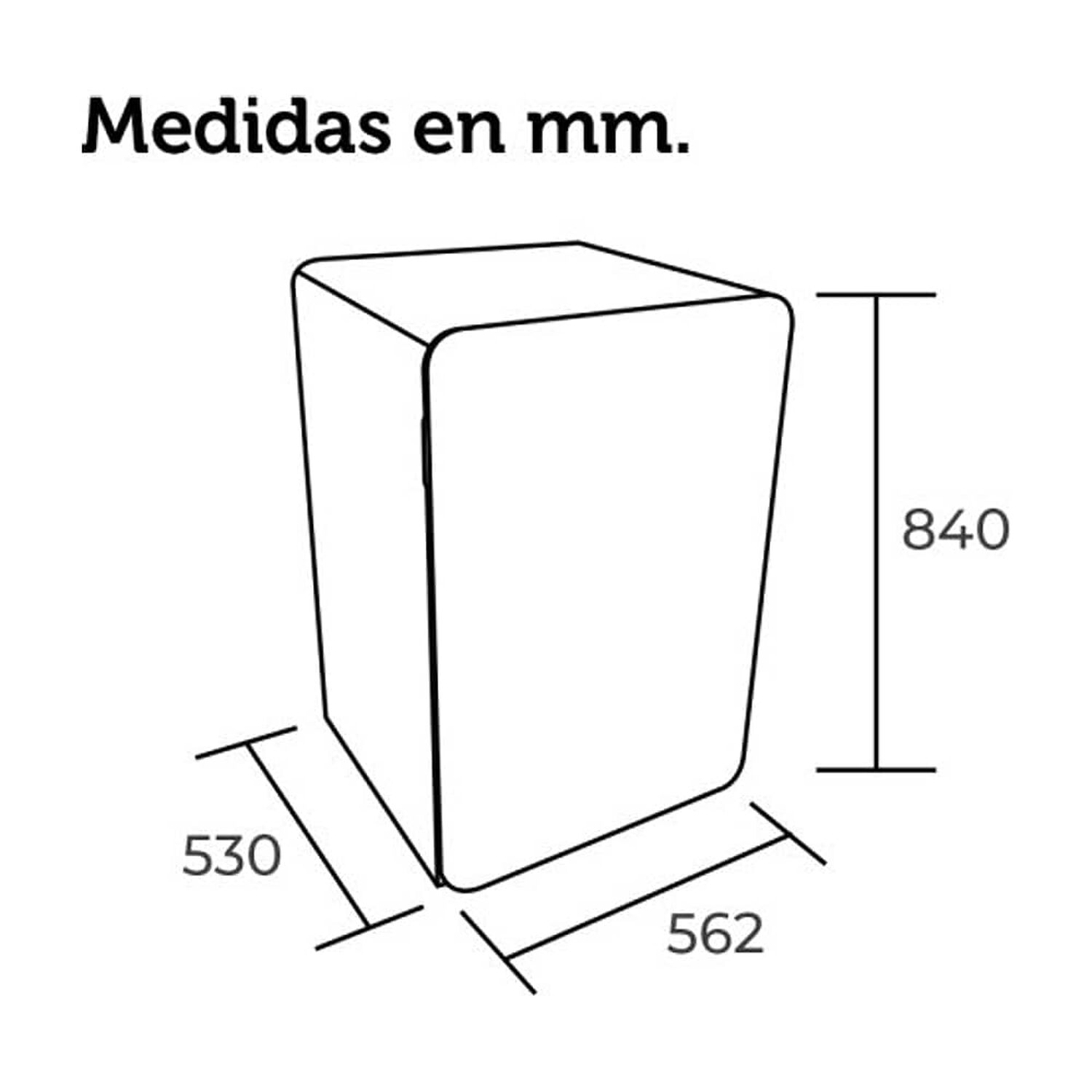 Minibar Retro 116 Lts. Blanco image number 2.0