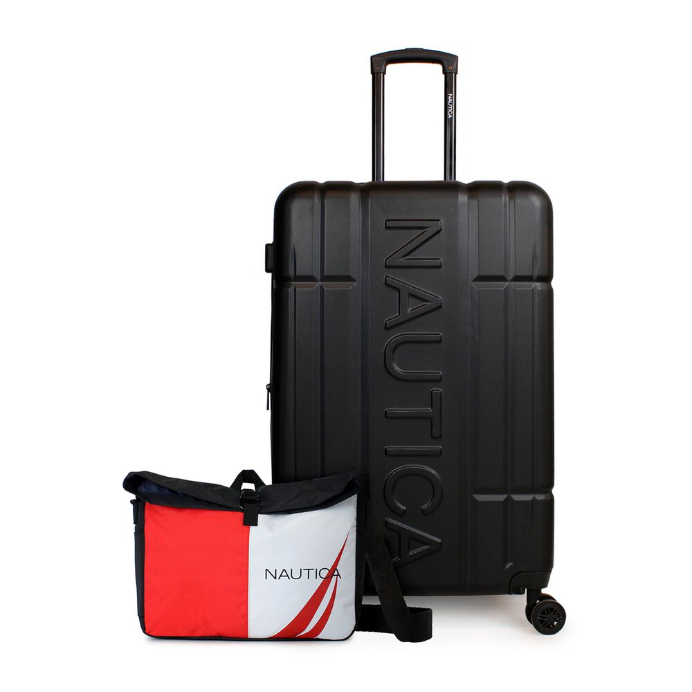 Pack Maleta Grande 23k Amsterdam Negra + Bolso Cetus Nautica image number 0.0