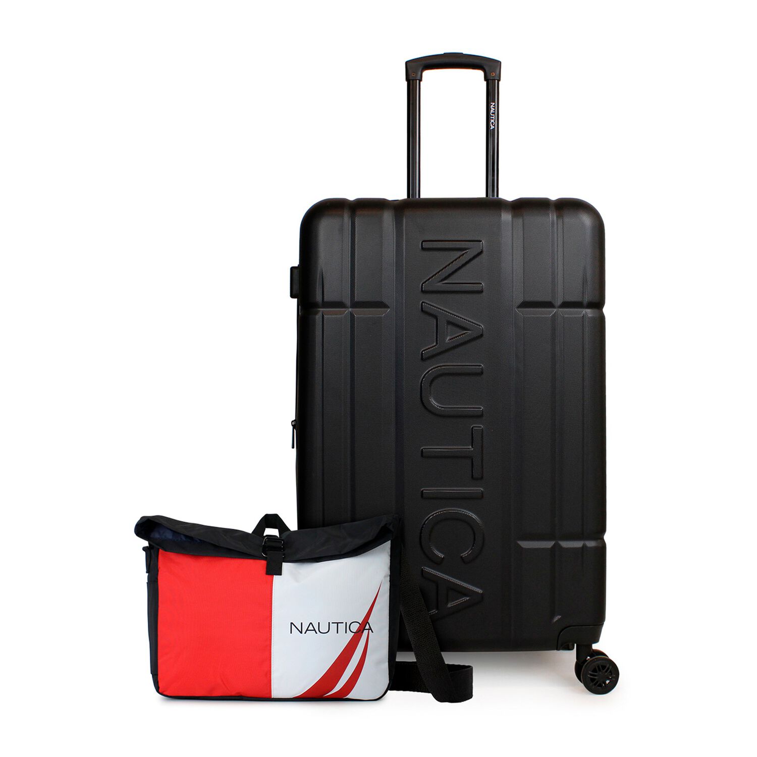 Pack Maleta Grande 23k Amsterdam Negra + Bolso Cetus Nautica image number 0.0