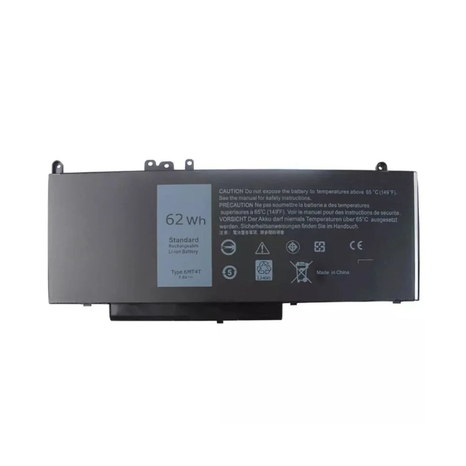 Bater&iacute;a Alternativa 6mt4t Dell Latitude E5470 E5570 Precision 3510 4 Celdas 62wh 7.6v Nueva image number 1.0